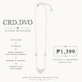 Crystal Heart Silver Necklace
