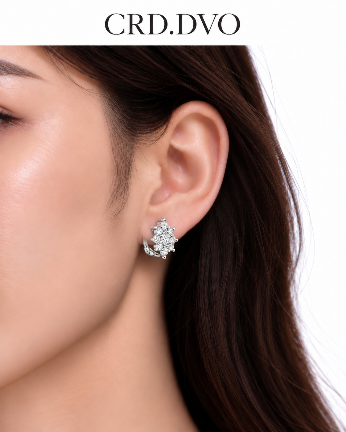 FLORAL CLUSTER CLIP EARRINGS
