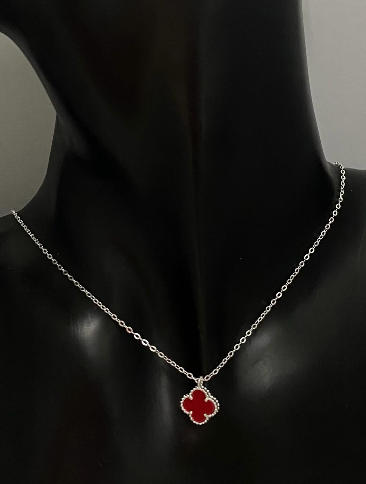 RED CLOVER NECKLACE