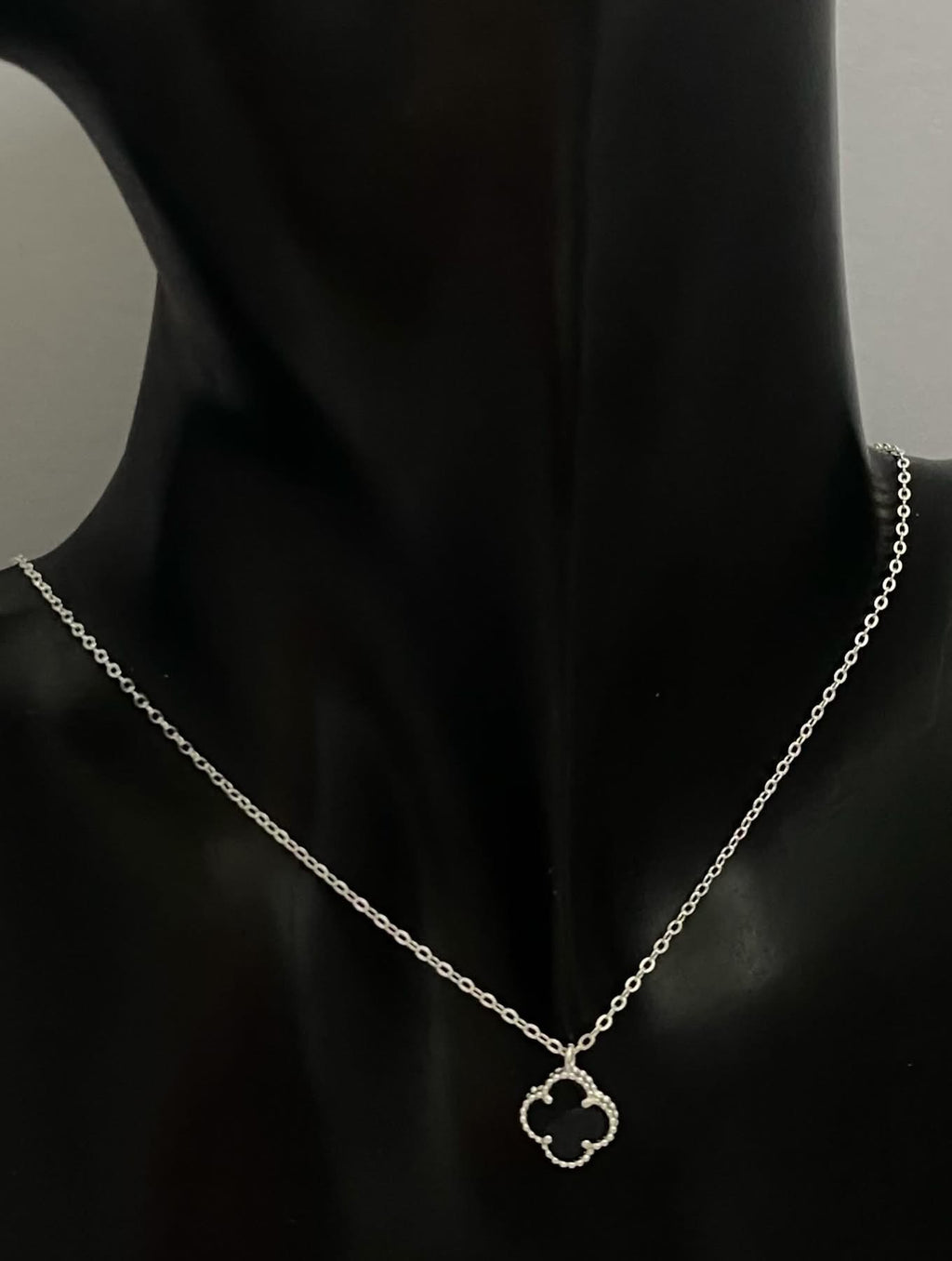 BLACK CLOVER NECKLACE