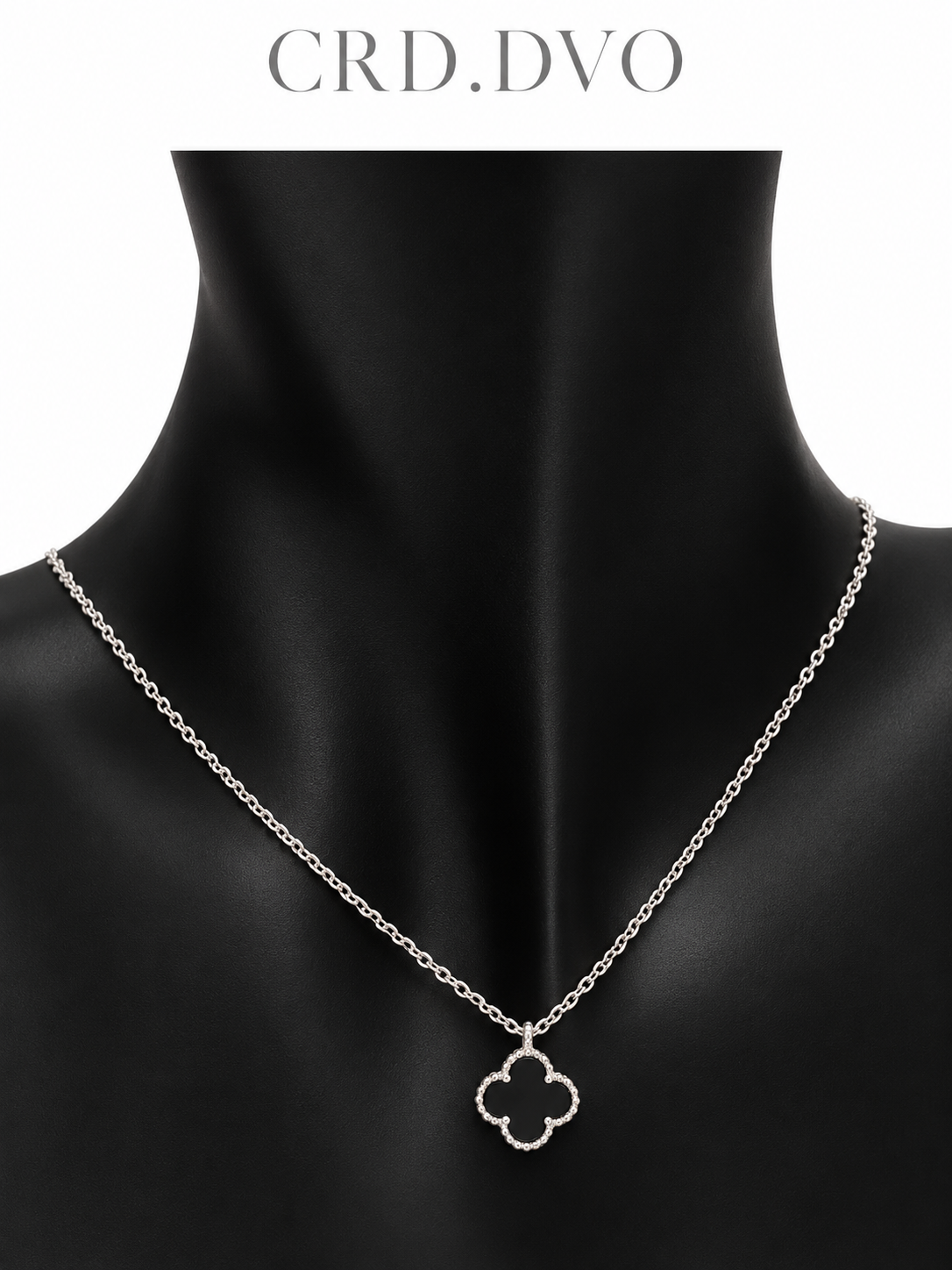 BLACK CLOVER NECKLACE