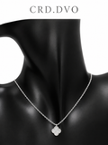 WHITE CLOVER NECKLACE