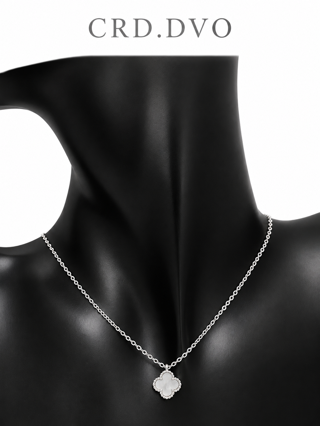 WHITE CLOVER NECKLACE
