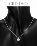 SILVER CLOVER NECKLACE