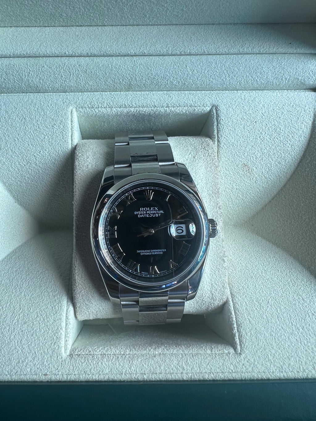 Datejust 2021 36 Ref. 11**** – Black Roman Dial | Oyster Bracelet