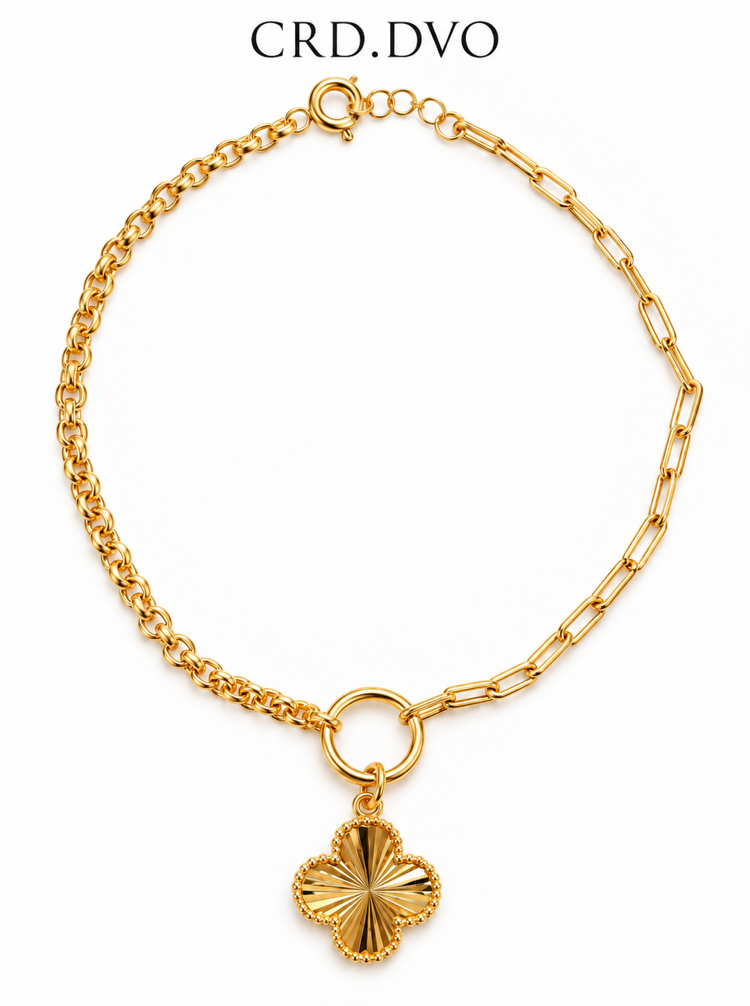 18k Clover Gold Bracelet