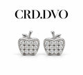 Éclat Apple Crystal Stud Earrings
