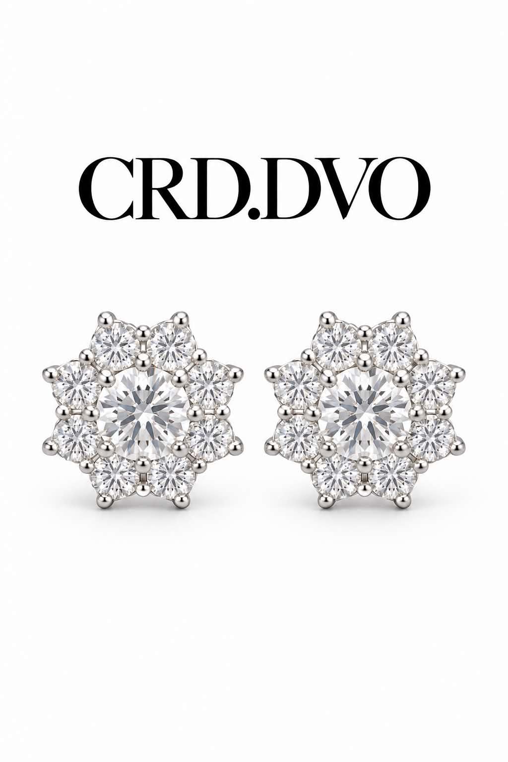 Étoile Radiance Crystal Stud Earrings